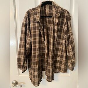 Women’s Brown Flannel